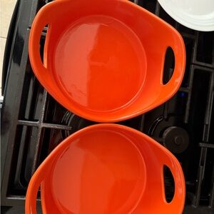 Rachel Ray Orange Ceramic Baking Dishes